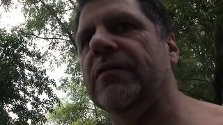 Teen Forest Adventure - Skinny Teen Offers Free Sex in Woods