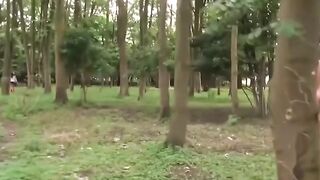 Teen Forest Adventure - Skinny Teen Offers Free Sex in Woods