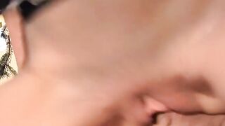 Teen Garden Angels - Older Guy Fucks barely legal Blonde Teen in Public