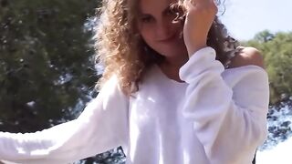 Dark-Haired Vixen Loves Outdoor Sex - Passionate Couple Fucks in Nature