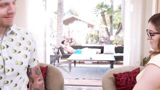 Leaning Love's Older Husband & Friend Fuel Her Desire For Hardcore Sex
