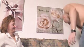 Grandma's Lustful Secrets - barely legal Artist Gets Intimate With An Elderly MILF