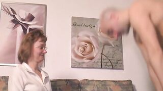 Grandma's Lustful Secrets - barely legal Artist Gets Intimate With An Elderly MILF