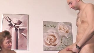 Grandma's Lustful Secrets - barely legal Artist Gets Intimate With An Elderly MILF