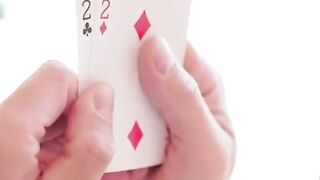 Poker Night Gone Wrong! Blonde Babe Tricks Guy Into Losing All His Chips And Fucks Him Hard