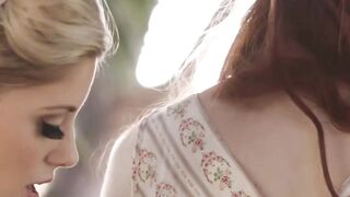 Passion-Filled Outdoor Lesbian Encounter Between Charolette Stockley & Maya Kandricks