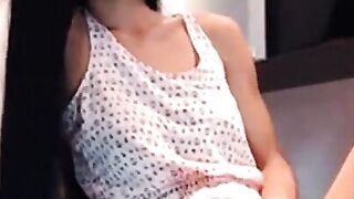 Latin Transgender Babe 'Holly' Shows Off Her Body in Live Cam Session
