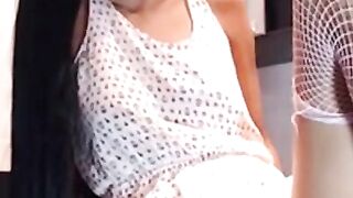 Latin Transgender Babe 'Holly' Shows Off Her Body in Live Cam Session