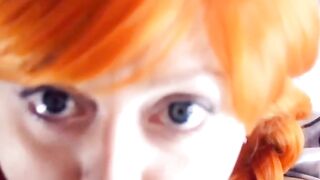 E-girl's Virtual Reality Blowjob Experience