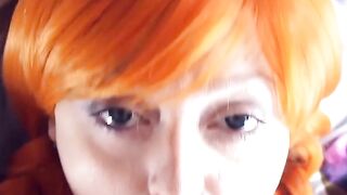 E-girl's Virtual Reality Blowjob Experience
