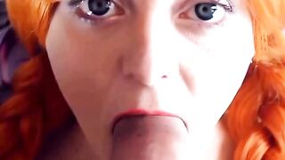 E-girl's Virtual Reality Blowjob Experience