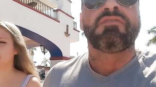 Sex On The Beach - Hot Blonde Babe Fucked Hard By A Hunk In Public