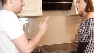 KINKY KITCHEN SEX - Fetish Kitchen Goddess Dominates Submissive Slave In BDSM Scene
