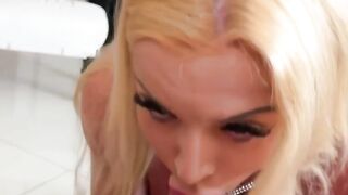 Muscular Babe's POV Ass-Fucking Session With Huge Load On Her Butt