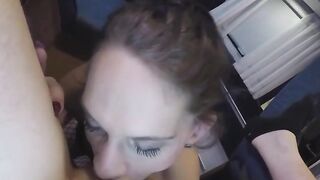 Transgender Julia's Ass to Mouth Anal Fucking - POV Style