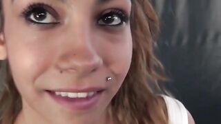 Nylon Fetish - Teen Girl in Stockings Gets Her Pussy Stuffed