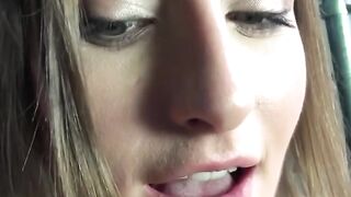 Teenage Nylon Fetish - Petite Girl in Stockings Gets Pounded Hard
