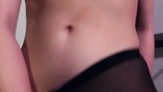 Teenage Nylon Fetish - Petite Girl in Stockings Gets Pounded Hard