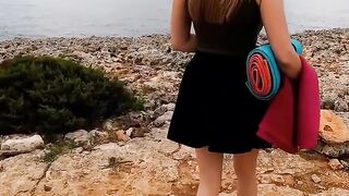 Public Vacation Sex - Hot Blonde Babe Fucked Outdoors By A Hunk