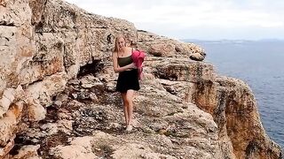 Public Vacation Sex - Hot Blonde Babe Fucked Outdoors By A Hunk