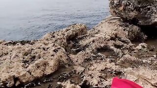 Public Vacation Sex - Hot Blonde Babe Fucked Outdoors By A Hunk
