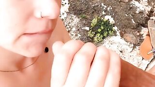 Public Vacation Sex - Hot Blonde Babe Fucked Outdoors By A Hunk