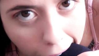 Pov Point-of-View Blowjob & Pussy Fucking with Step Brother's Friend - ScarletTaylor