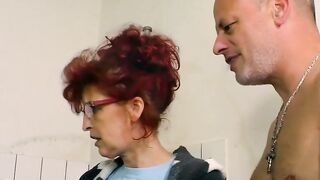 Redhead MILF HouseWifes - Hot Mom Fucks Neighbor In His Garage