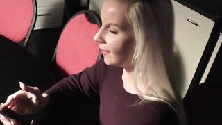 Blondie's Blowjob Adventure - Broke Dick Sucks Her Up For Cash