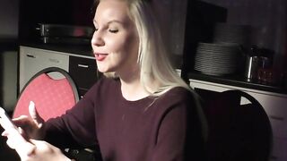 Blondie's Blowjob Adventure - Broke Dick Sucks Her Up For Cash