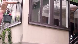 Sexy Blond Cougar in Nylon Socks Enjoys Hardcore Anal Sex