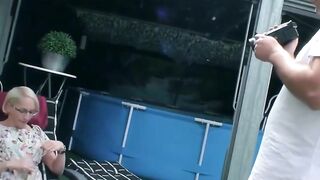 Public Sex Adventures - Hot Blonde Babe Shares Her Passion For Porn