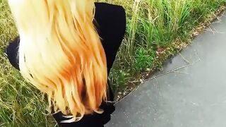 Outdoor Sex Adventure - Ink'd Babe Gets Fucked Outdoors by Hunk
