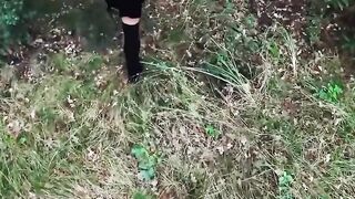 Outdoor Sex Adventure - Ink'd Babe Gets Fucked Outdoors by Hunk