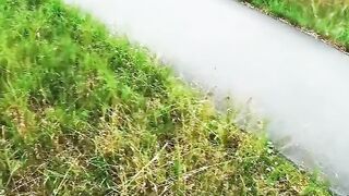 Outdoor Sex Adventure - Ink'd Babe Gets Fucked Outdoors by Hunk