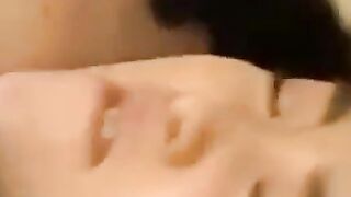 Japanese Teen's First Time Sex - Rough Doggy Style Fucking And Creampie