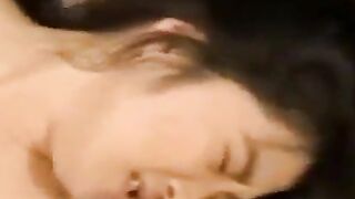 Japanese Teen's First Time Sex - Rough Doggy Style Fucking And Creampie