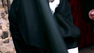 Naughty Nun #2 - Adorably Hot Blonde Babe Fucked In Church By A Handsome barely legal Man