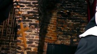 Naughty Nun #2 - Adorably Hot Blonde Babe Fucked In Church By A Handsome barely legal Man