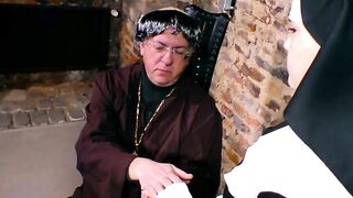 Naughty Nun #2 - Adorably Hot Blonde Babe Fucked In Church By A Handsome barely legal Man