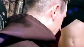Naughty Nun #2 - Adorably Hot Blonde Babe Fucked In Church By A Handsome barely legal Man
