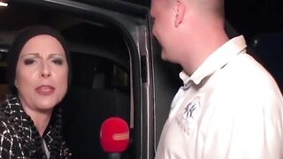 Threesome Frenzy! Sex in Car with Hot Blonde & Brunette Pornstars