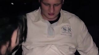 Threesome Frenzy! Sex in Car with Hot Blonde & Brunette Pornstars