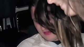 Threesome Frenzy! Sex in Car with Hot Blonde & Brunette Pornstars
