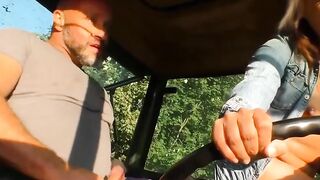 Blondie Blowjob Bombshell - Barn Sex with HOT Farm Girl