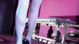 Teenage Nylon Footjob - Old Man Fucks women's Feet in High Heels