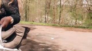 Grandma's Outdoor Adventure - Old Granny Fucked By A barely legal Stud