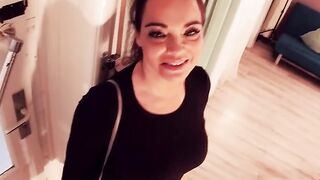 Dark Haired Mom In Nylon Stockings - Point Of View Sex POV