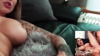Ink'd Up German Babe - Red Ink Girl Fucked Hard By A Big Black Dick