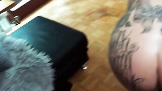 Ink'd Up German Babe - Red Ink Girl Fucked Hard By A Big Black Dick